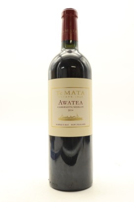(1) 2014 Te Mata Estate 'Awatea' Cabernets Merlot, Hawke's Bay