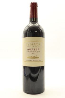 (1) 2016 Te Mata Estate Awatea Cabernets Merlot, Hawkes Bay