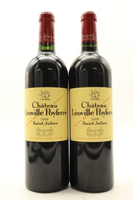 (2) 2008 Chateau Leoville Poyferre, Saint-Julien [JR17] [WE95]