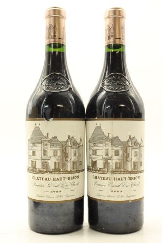 (2) 2008 Chateau Haut-Brion, Pessac-Leognan [JR17] [WE96] [RP95] (STOL)&diams;