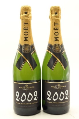 (2) 2002 Moet & Chandon Grand Vintage Brut, Champagne