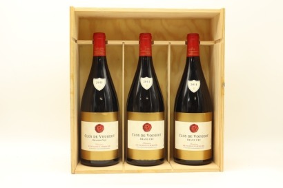 (3) 2011 Nicole Lamarche Clos de Vougeot Grand Cru, Cote de Nuits, 1500ml [JR18.5]