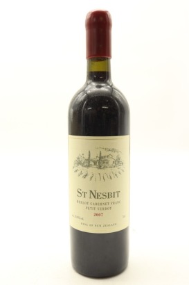 (1) 2007 St Nesbit Cabernet Merlot Petit Verdot, Auckland