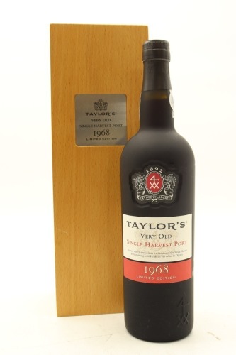 (1) 1968 Taylor Fladgate Very Old Single Harvest Port, Portugal [JR19] [WE95] [WS98](GB)&diams;