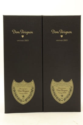 (2) 2003 Dom Perignon Brut, Champagne [JR18] (GB)