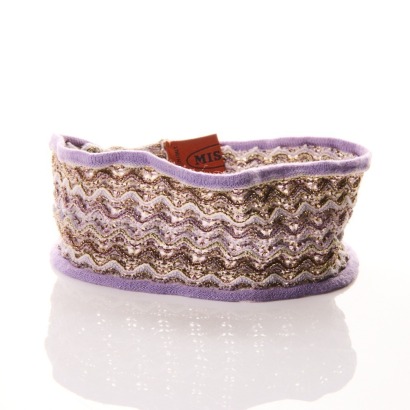 Missoni, Zig Zag Design Mauve, Viscose / Elastine Headband
