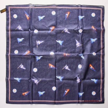 Louis Vuitton, America's Cup 100% Cotton Scarf