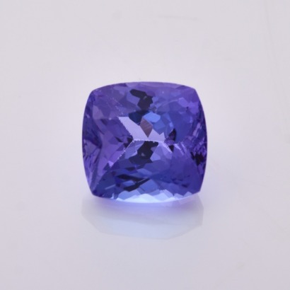 One 4.10ct, Loose, Cushion Cut Tanzanite