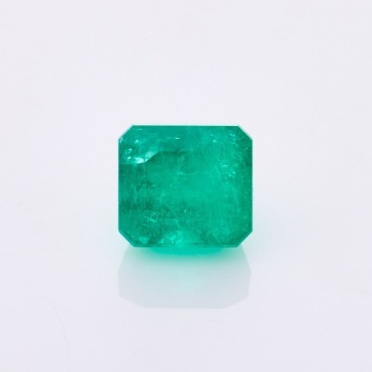 One 1.33ct, Loose Emerald Cut Colombian Emerald