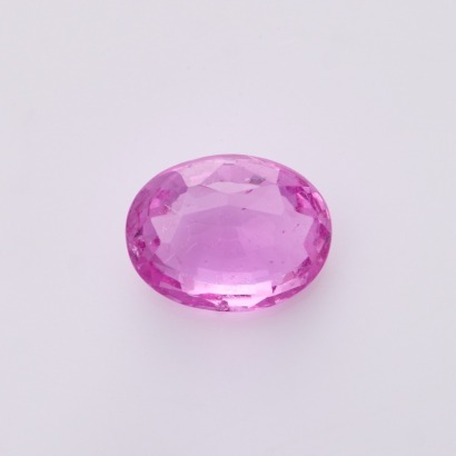 One 1.67ct, Loose Oval Cut Pink Sapphire