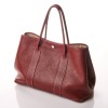 Hermes, Rouge H Negona Leather Garden Party 36 with Box