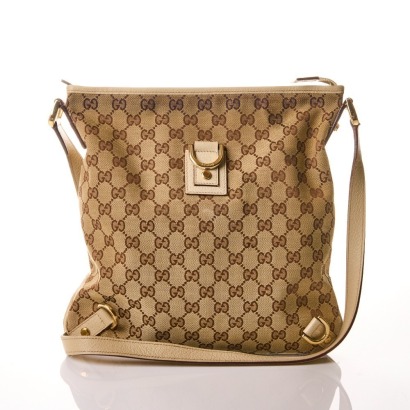 Gucci, GG Supreme Monogram Abbey Messenger Bag