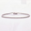 14ct White Gold, .89ct Daimond set Tennis Bracelet - Near new