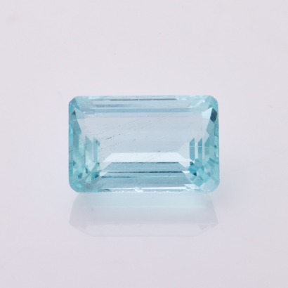 One 2.70ct, Loose, Rectangular Step Cut Aquamarine
