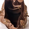Louis Vuitton, Monogram Mahina Gris Perle Large Leather Bag - 4