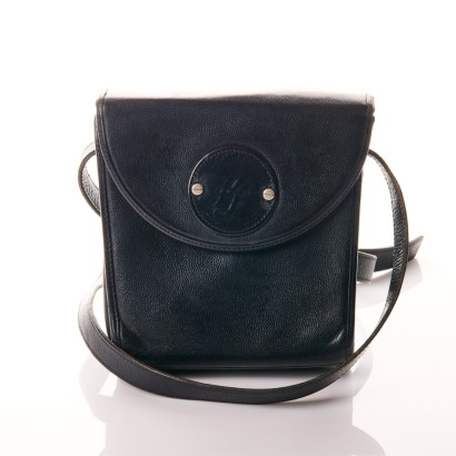 Karl Lagerfeld, Vintage, Black Leather Bag
