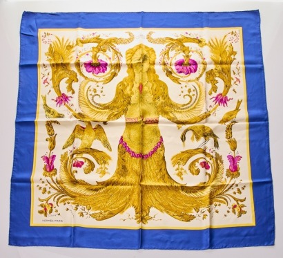 Herm&egrave;s, Ceres by Maurice Tranchant 100% Silk Scarf