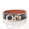 Salvatore Ferragamo, Black Gancini Belt, 92cm