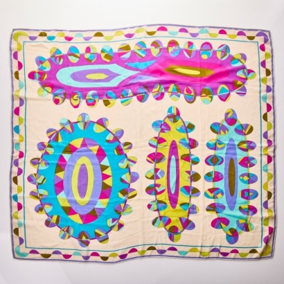 Pucci, Multicoloured, 87cm x 78cm Print Scarf