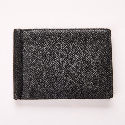 Louis Vuitton Pince Taiga Noir NM Wallet with Box