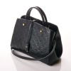 Louis Vuitton, Black Monogram Empreinte Montaigne MM Bag - 2