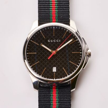 Stainless Steel, Gucci, 40.5mm G-Timeless Quartz Wristwatch, circa 2019