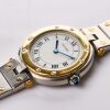 Stainless Steel /18ct Yellow Gold, 27mm Cartier Santos Vend&ocirc;me Ronde 8191 Wristwatch - 2