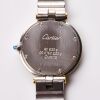 Stainless Steel /18ct Yellow Gold, 27mm Cartier Santos Vend&ocirc;me Ronde 8191 Wristwatch - 4
