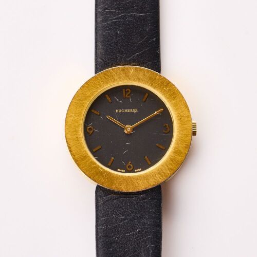 Gold-Plated / Stainless Steel, Aflex For Bucherer Ladies' Wristwatch, circa 1990