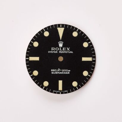 Rare, Vintage, Rolex Submariner Non Date Feet First "serif dial" Singer, Matt Replacement Dial, circa 1970's
