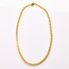 24ct Yellow Gold, 45cm Curb Link Chain with 'S' Clasp - 2