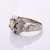 14ct White Gold, Estate, .77ct Diamond / .06ct Diamond Ring - 2
