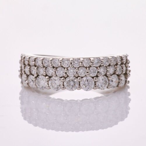 Platinum, Modern, 1.30ct Diamond Dress Ring