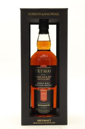 (1) Macallan 2003 Gordon and MacPhail Speymalt Single Malt Scotch Whisky, 57.9% ABV