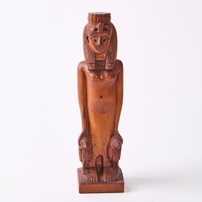 A Folk Art Isis Figure