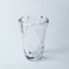 A Large Crystal Vase Made by Daum, France