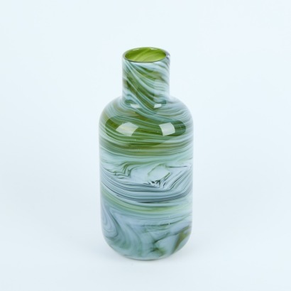 An Art Glass Swirled Vase