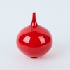 A Peter Collis Red Orb Vase
