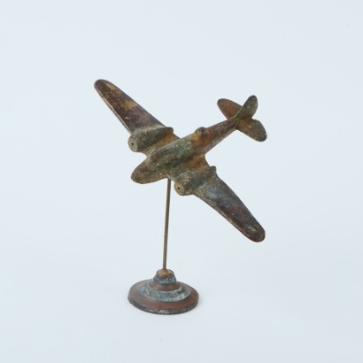 A Trench Art Brass Plane