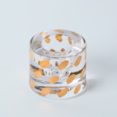 A Kosta Boda Glass Tealight