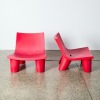 A Pair of Low Lita Slide Chairs Paola Navone - 2