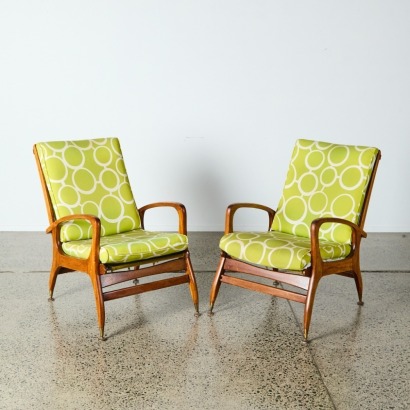 A Pair of Mid-Century Occasional Chairs