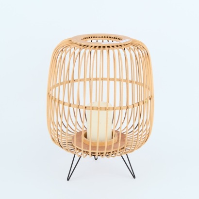 A Bamboo Candle Lantern