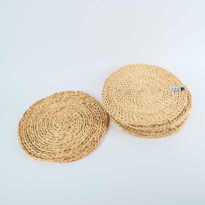 A Set of Six Natural Rush Placemats