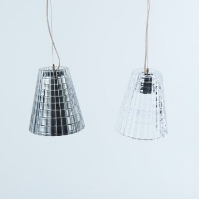 A Pair of Flow Pendants by Nicola Design for Fabbian