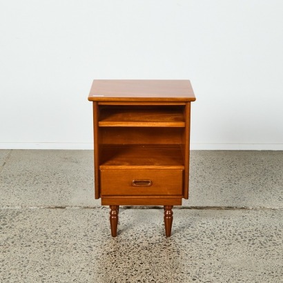 A Mid-Century Mahogany Bedside Cabinet
