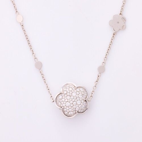 Pasquale Bruni, 96cm Floral 1.30ct Diamond Set Necklace with Box