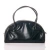 Prada, Black Vitello Drive Bowler Bag