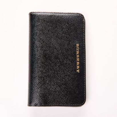 Burberry, Black Leather Wallet