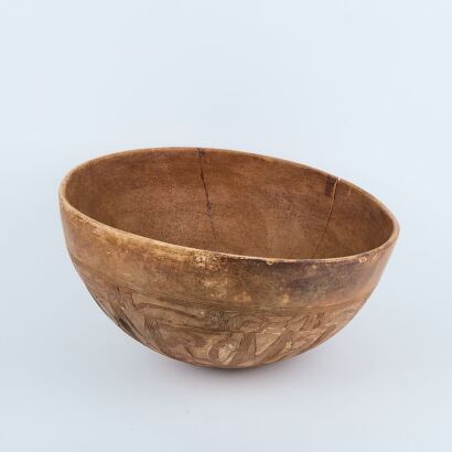 A Large Gourd Bowl, Africa AF